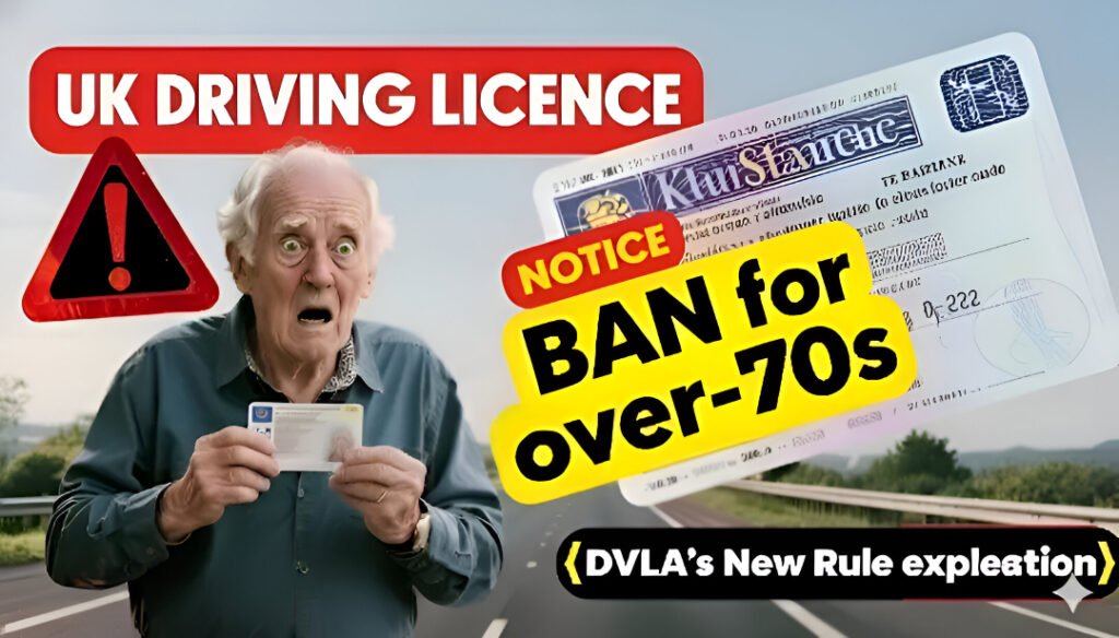 UK Driving Licence Ban for Over-70s 2026